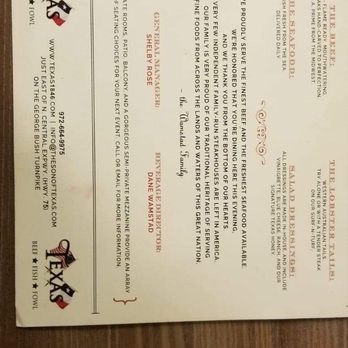 Texas - Texas... Great food and people! - Steakhouses Near Me - Richardson, Texas Texas - Texas... Great food and people! - Steakhouses Near Me - Richardson, Texas
