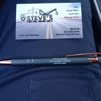 Steve's Towing - Business card and info for Steve - Towing Near Me Steve's Towing - Business card and info for Steve - Towing Near Me