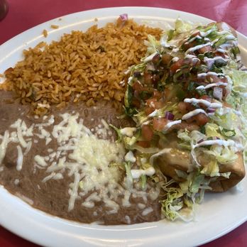 Crazy Taco - Chicken chimichanga combination - Mexican Near Me - Olive Branch, Mississippi Crazy Taco - Chicken chimichanga combination - Mexican Near Me - Olive Branch, Mississippi