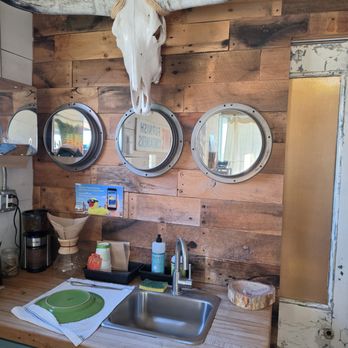 Flophouze Shipping Container Hotel - Love the portholes which are appropriate for shipping containers which I am sure spent time on the ocean. - Hotels Near Me - Round Top, Texas