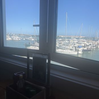 Crabby's Dockside Ft. Pierce - View from inside upstairs dining room - Seafood Near Me - Ft. Pierce, Florida