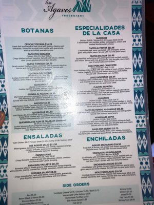 Menu photo 7 Los Agaves Santa Barbara, CA