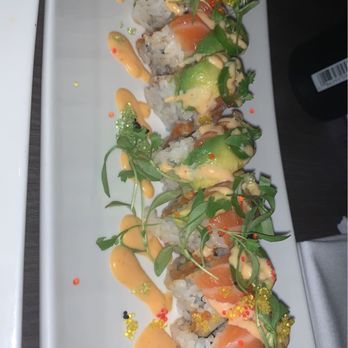 Edoko Sushi & Robata - Salmon In and Out roll - Sushi Bars Near Me - Richardson, Texas Edoko Sushi & Robata - Salmon In and Out roll - Sushi Bars Near Me - Richardson, Texas