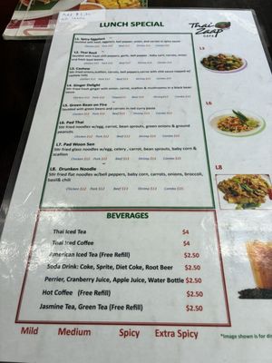Menu photo 1 Thai Zaap Cafe Metairie, LA Menu photo 1 Thai Zaap Cafe Metairie, LA