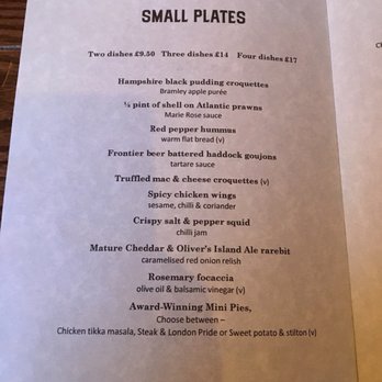 The Blackbird - Menu as of June 2018. - Pubs Near Me - London, XGL