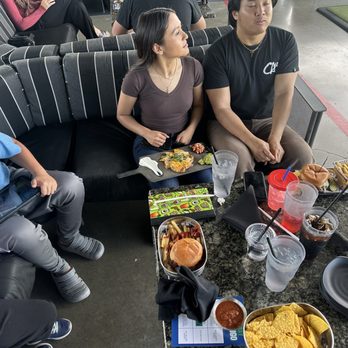 Topgolf - Cool spacious seating area for us all - Golf Near Me - Roseville, California Topgolf - Cool spacious seating area for us all - Golf Near Me - Roseville, California