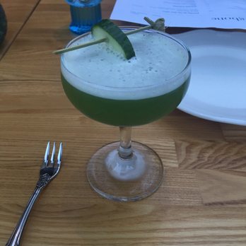 Herringbone Waikiki - Delicious Alaho cocktail! Cucumber juice, ginger (and - Seafood Near Me - Honolulu, Hawaii