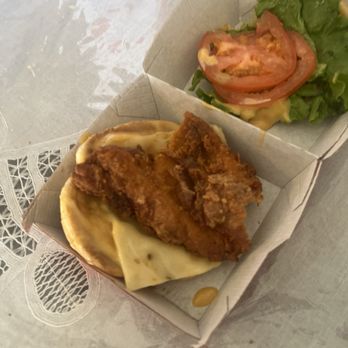 Chick-fil-A - Took a bite and it was so disgusting. It looked old and tasted nasty the picture doesn't do it justice. - Salad Near Me - Palm Desert, California