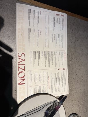 Menu photo 6 Saizon Fresno, CA