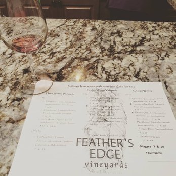 Feathers Edge Vineyards - Wine tasting with complimentary feather edged wine glass - Wineries Near Me - Ball Ground, Georgia