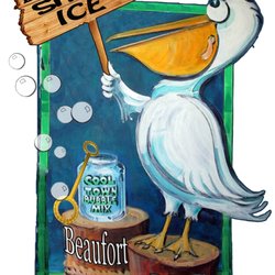 Beaufort Shave - Look for our Beaufort Logo, Depicts "Cool Town" sentiments