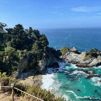 McWay Falls - View of falls - Beaches Near Me - Big Sur, California