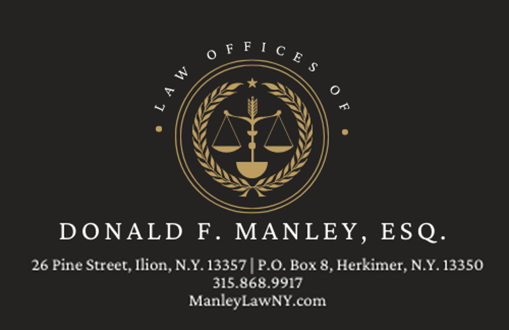 LAW OFFICE OF DONALD MANLEY 26 Pine St, Ilion, New York Divorce