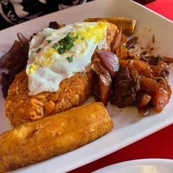 Peruvian Taste - Tacu tacu con lomo saltado - Peruvian Near Me - Boston, Massachusetts Peruvian Taste - Tacu tacu con lomo saltado - Peruvian Near Me - Boston, Massachusetts