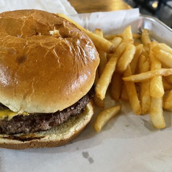 Brew Lab - Cheese DTOP Burger - Breweries Near Me - Overland Park, Kansas