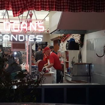Logan's Candies - Staff making fresh Candy Canes in the window. - Candy Stores Near Me - Ontario, California Logan's Candies - Staff making fresh Candy Canes in the window. - Candy Stores Near Me - Ontario, California