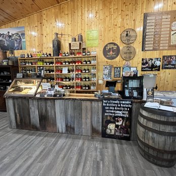 Neeley Family Distillery - Cash register / check out area - Distilleries Near Me - Sparta, Kentucky Neeley Family Distillery - Cash register / check out area - Distilleries Near Me - Sparta, Kentucky