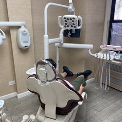 Miryem Kandinov, DDS - My son in a treatment room about to have a blast lol