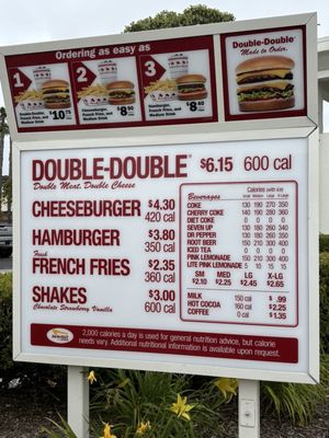 Menu photo 2 In-N-Out Burger Oxnard, CA