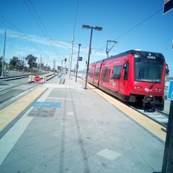 Santee Trolley Square Town Center - From the ElCajon Station there is only on track that services the city of Santee  ElCajon the main transit station.