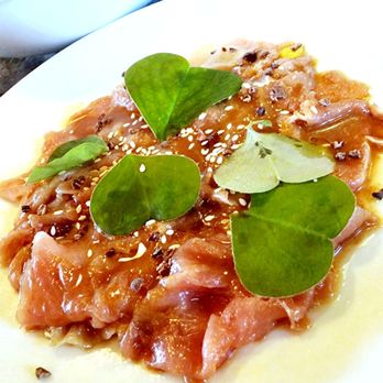 Hamlet & Ghost - Tuna Carpaccio: $19.00 - Cocktail Bars Near Me - Saratoga Springs, New York Hamlet & Ghost - Tuna Carpaccio: $19.00 - Cocktail Bars Near Me - Saratoga Springs, New York