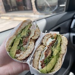 Scrumptious Houston - Bagel "build your own" sandwich 10/10 ! I'll definitely be coming back !