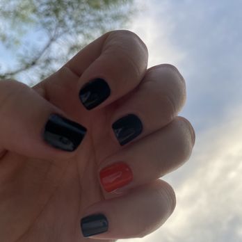 Guadalupe Nails - Nails looked decent when I got home. - Nail Salons Near Me - Gilbert, Arizona