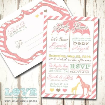 Love Graphic Designs - Baby Shower Invitations - Graphic Design Near Me Love Graphic Designs - Baby Shower Invitations - Graphic Design Near Me
