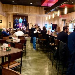 View down the bar. View down the bar.