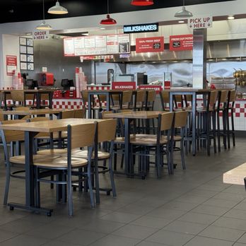 Five Guys - Dining room - Burgers Near Me - Zionsville, Indiana Five Guys - Dining room - Burgers Near Me - Zionsville, Indiana