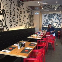 Ikkoryu Fukuoka - Interior of the restaurant