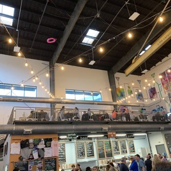 Caboose Commons - Inside with three levels of seating - Breweries Near Me - Fairfax, Virginia Caboose Commons - Inside with three levels of seating - Breweries Near Me - Fairfax, Virginia