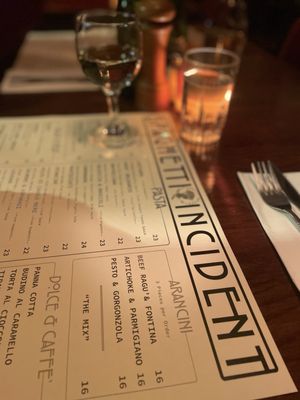 Menu photo 1 Spaghetti Incident New York, NY Menu photo 1 Spaghetti Incident New York, NY