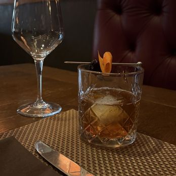 Oak Steakhouse - Rooted in Old Fashion Cocktail - Steakhouses Near Me - Charlotte, North Carolina