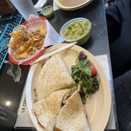 Quesadilla Suiza, Enchiladas Plate