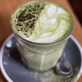 Hole In The Wall - Matcha Latte with oat milk - Australian Near Me - Brooklyn, New York Hole In The Wall - Matcha Latte with oat milk - Australian Near Me - Brooklyn, New York