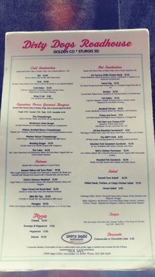 Menu photo 6 Dirty Dogs Roadhouse Golden, CO Menu photo 6 Dirty Dogs Roadhouse Golden, CO