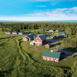 Madeline Island School Of The Arts - Aerial image of Madeline Island School of the arts.
