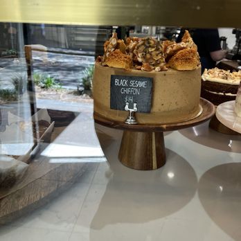 Flour and Stone - Black Sesame Chiffon cake - Bakeries Near Me - Woolloomooloo, NSW Flour and Stone - Black Sesame Chiffon cake - Bakeries Near Me - Woolloomooloo, NSW