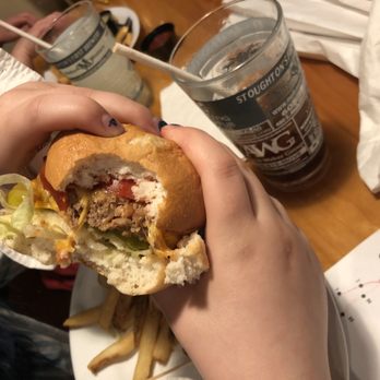 Viking Brew Pub - Beyond burger with GF bun - American Near Me - Stoughton, Wisconsin