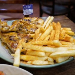 Nando's - 1/2 chicken (mild) & peri peri chips