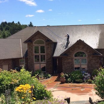 Buena Vista Landscaping Maintenance - a man on a roof - Landscaping Near Me Buena Vista Landscaping Maintenance - a man on a roof - Landscaping Near Me