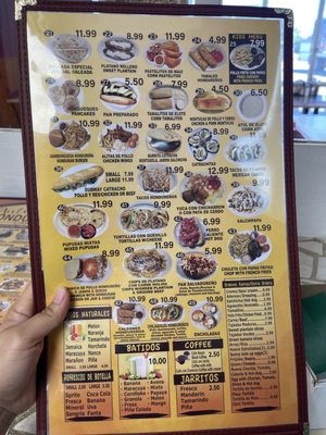 Menu photo 2 Antojitos Hondureños Café Terrytown, LA Menu photo 2 Antojitos Hondureños Café Terrytown, LA