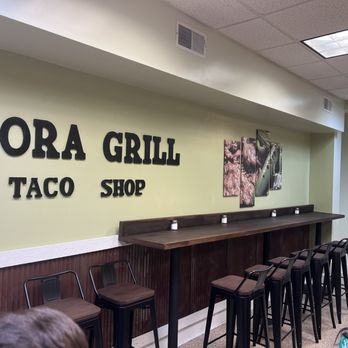 Sonora Grill Taco Shop - Side bar seating. - Tacos Near Me - Bloomingdale, Georgia