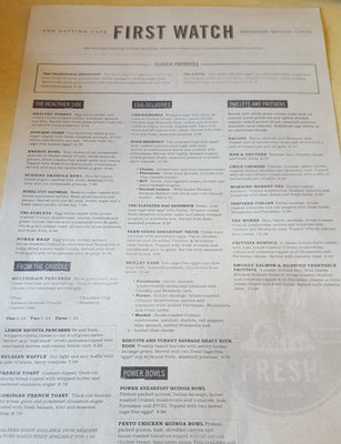 Menu photo 7 First Watch Stuart, FL