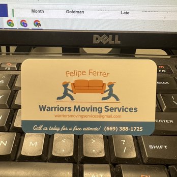 Warriors Moving Services - I keep his card on speed dial for all of my customers to call...! - Movers Near Me Warriors Moving Services - I keep his card on speed dial for all of my customers to call...! - Movers Near Me