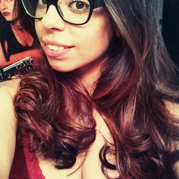 Sanela Salon - After! I got a red baylage - Hair Salons Near Me - Brookline, Massachusetts