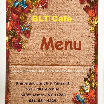 BLT Cafe St James - Breakfast & Brunch Near Me - St. James, New York