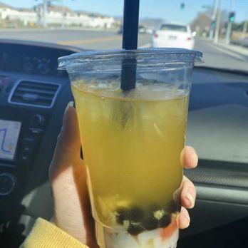 Dot & Dough - Passion Fruit Fantasy with Boba! Refreshing ~ - Desserts Near Me - Eastvale, California Dot & Dough - Passion Fruit Fantasy with Boba! Refreshing ~ - Desserts Near Me - Eastvale, California