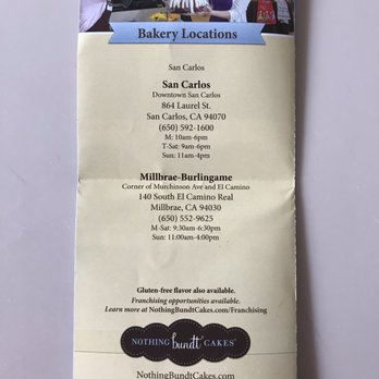 Nothing Bundt Cakes - Bakery locations - Bakeries Near Me - San Carlos, California Nothing Bundt Cakes - Bakery locations - Bakeries Near Me - San Carlos, California